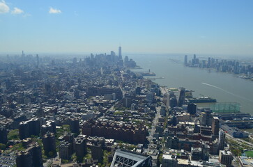 Widok na Manhattan z punktu widokowego Edge, Nowy Jork
