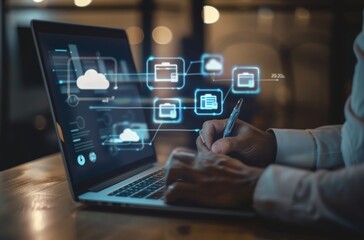 Cloud Computing and Data Storage: A Digital Workflow