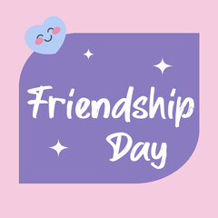 Friendship day design for social media post