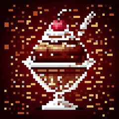  Chocolate Sundae Pixel Perfection