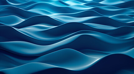 Obraz premium Abstract blue wavy background ,A blue wave with a lot of detail and a sense of movement ,Data technology abstract background