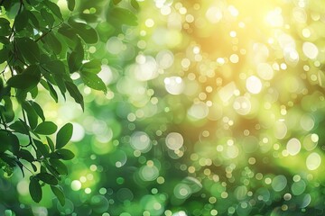 Fototapeta premium Beautiful Nature Bokeh.Blurred background