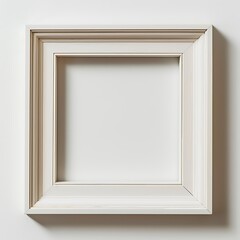 realistic photo frames on a white background