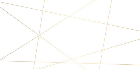 Abstract luxury seamless premium shiny golden random chaotic square and triangle lines on transparent background. Vector, illustration