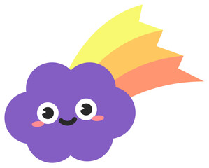owl on a cloud