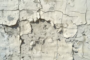 Fototapeta premium Old stains castle wallpaper urban facade bump map vintage cracks.