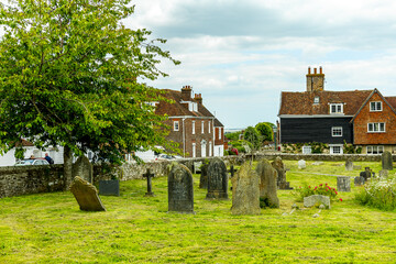Naklejka premium Hallo Winchelsea, die wunderschöne Kleinstadt in East Sussex mit ihre einzigartigen Kirche - Vereinigtes Königreich