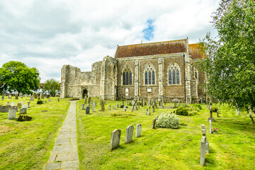 Hallo Winchelsea, die wunderschöne Kleinstadt in East Sussex mit ihre einzigartigen Kirche - Vereinigtes Königreich