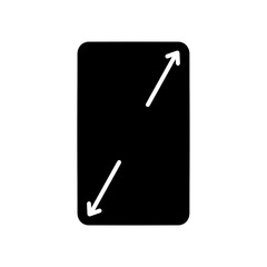 Screen size. Flat vector icon. Simple hardware icon. Icon vector illustration 