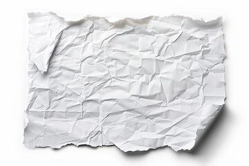 Paper textures isolated on white background for design work.