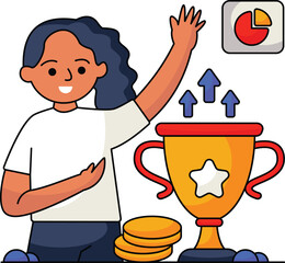 Vectors Business and Finance Flat illustrations Concept 