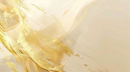 Golden white mixed color hemp mixed color Japanese paper Japanese style on the background. AI generated illustration