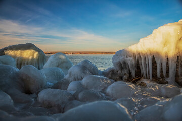 Sea, seashore  - Europe, Romania, Constanta region, 2024 year
