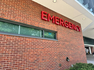 Obraz premium Emergency Room entrance at a hospital