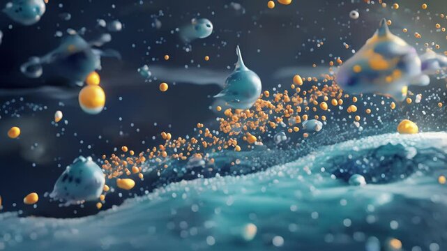 Visual representation of the effects of antidepressants on the reuptake process with increased levels of neurotransmitters in the synapse.