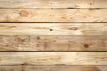 Naklejka premium Smooth wooden board background with natural finish