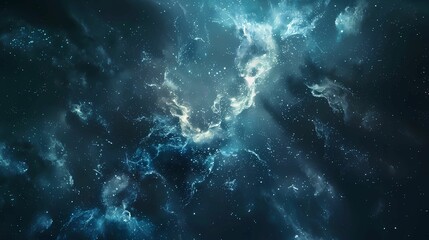 Obraz premium A deep space scene for movie, high resolution, hyperealistic shot, Generative AI illustrations.