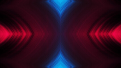 Abstract blue and red dynamic wavy line ,Dark blue background