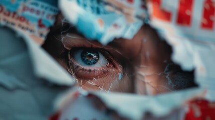 campaign posters with LIAR graffiti, deceitful politician, public distrust