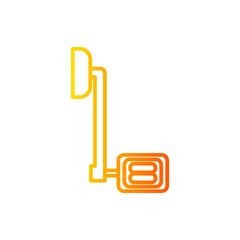 bike gradient icon