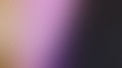 Grainy texture background with a gradient changing from beige to purple