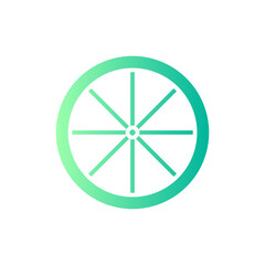 bike gradient icon