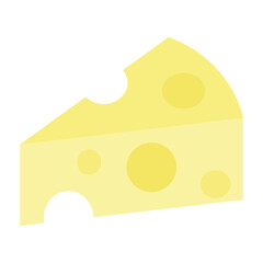 Cheese Vector Flat Icon Design