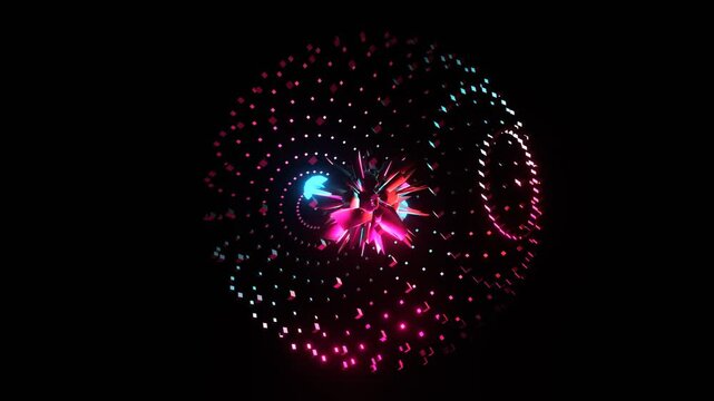 16 seconds of DJ visualizer globes rotating in black background hd video 1920 1080 animation,
design, animated
