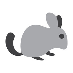 Chinchilla Vector Flat Icon Design