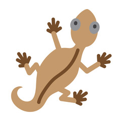Lizard Vector Flat Icon Design