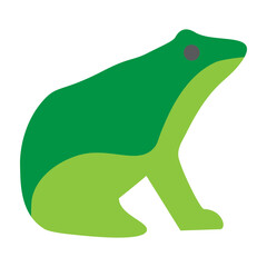 Frog Vector Flat Icon Design