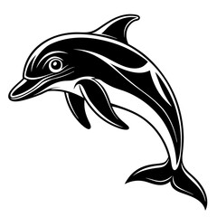 Fototapeta premium dolphin isolated