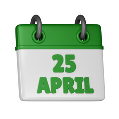 25 April