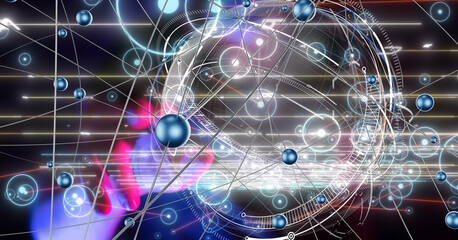 conference Digital Network and data concept 3d