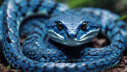 close up of a snake