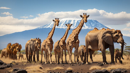 animals in the savannah