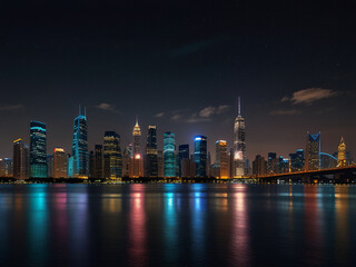 Obraz premium City View at Night