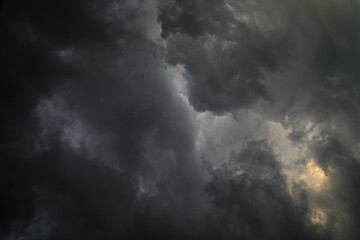 Fototapeta premium storm and dark clouds in the sky