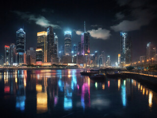 Obraz premium Cityscape at Night
