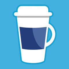       Coffee cup logo icon vector illustration.

