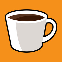       Coffee cup logo icon vector illustration.

