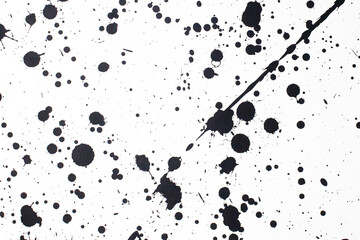 black ink splatter splash liquid paint brush texture background