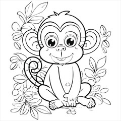 Cute Animal coloring book With kd[