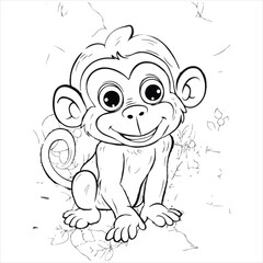 Cute Animal coloring book With kd[