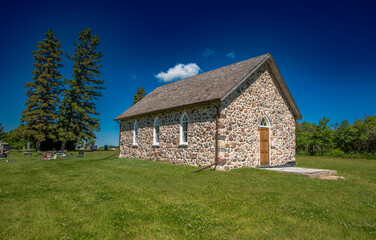 Obraz premium Stone church in the country