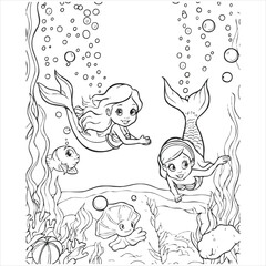 Cute Animal coloring book With kd[