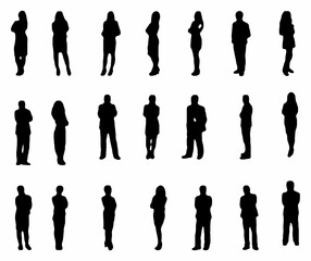 Man and Women Silhouette Vector Collection