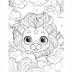 Cute Animal coloring book With kdp