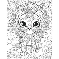 Cute Animal coloring book With kdp