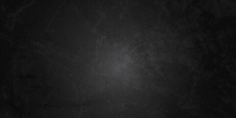 Abstract dark black and stone grungy wall backdrop texture background. Blank black concrete texture surface background. dark texture chalk board and black board background.
